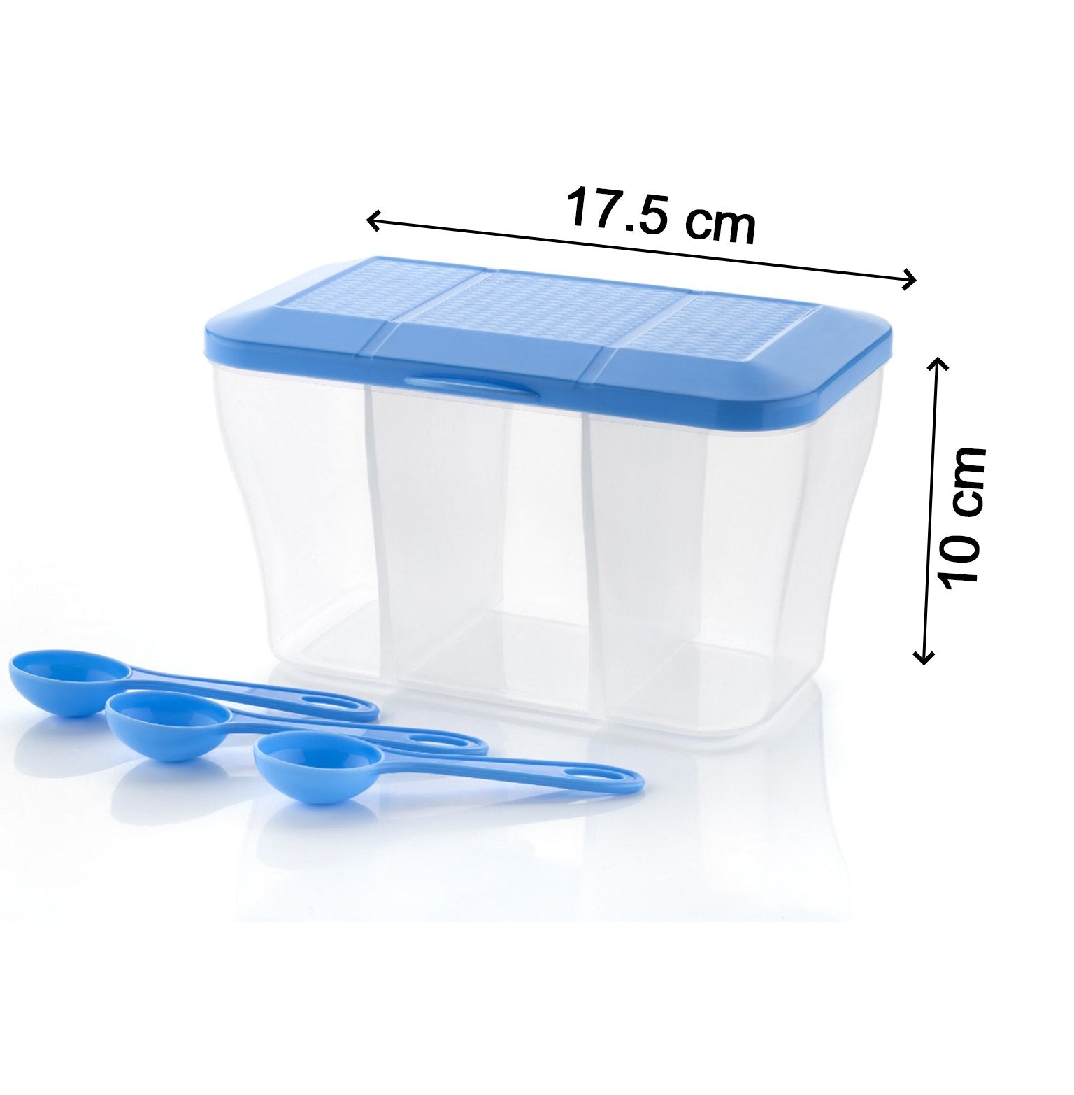2625 Plastic Square Storage Organiser Container (750ml Capacity) 2625 Plastic Square Storage Organiser Container (750ml Capacity)